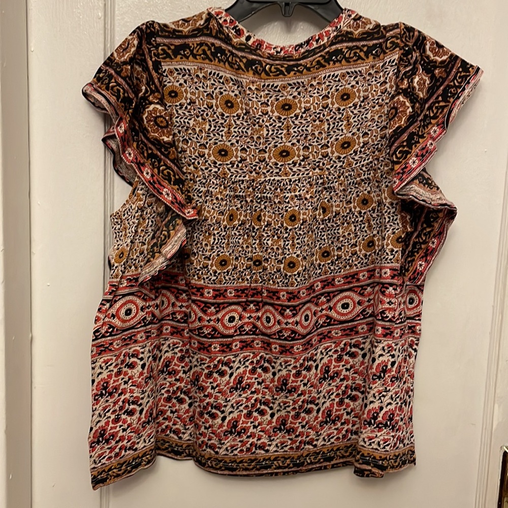 NWT Rachel Zoe v neck slub knit blouse. - Picture 3 of 3